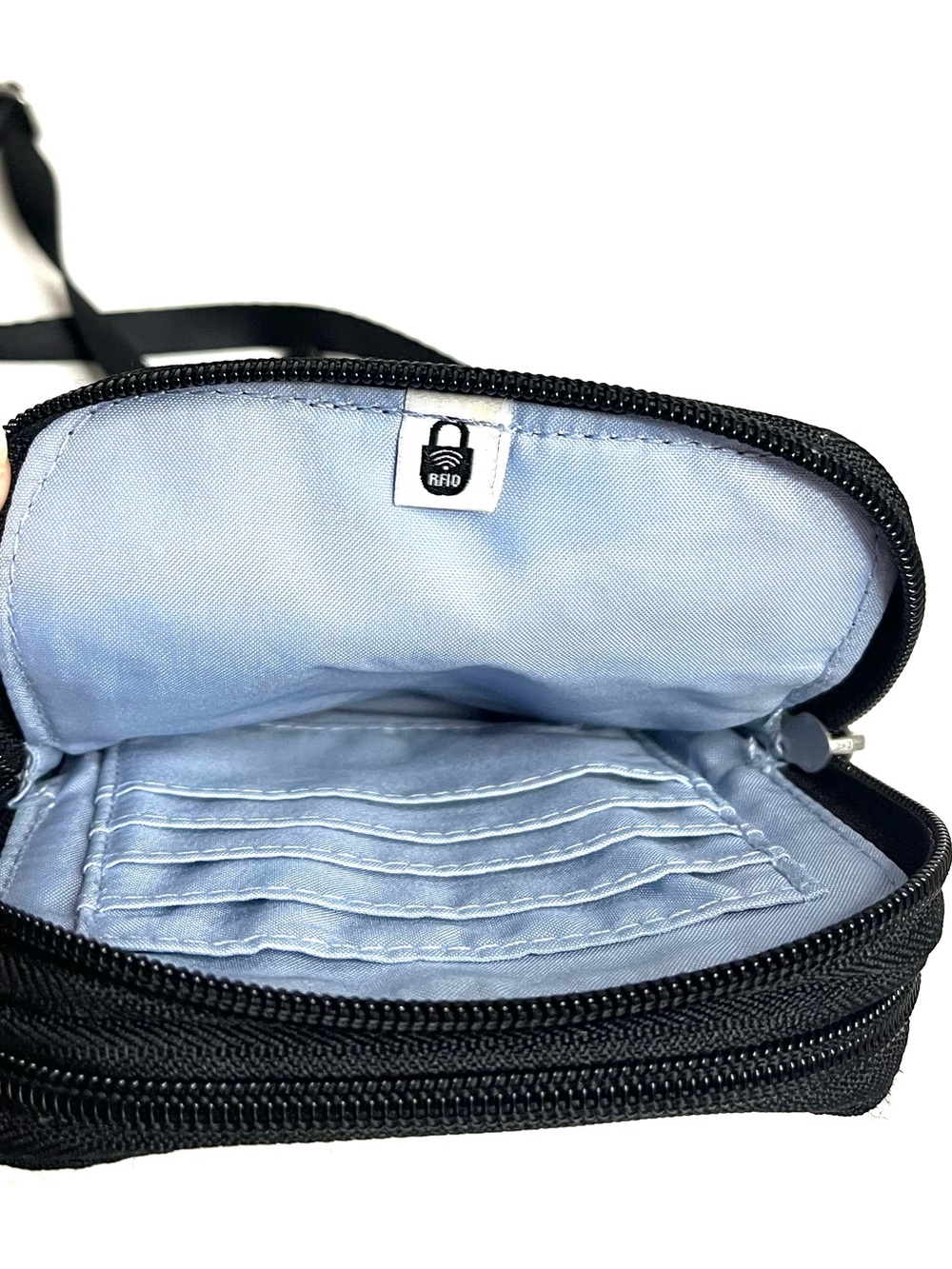 Baggallini Take Two RFID Crossbody, Wristlet in Black - Picture 5 of 8